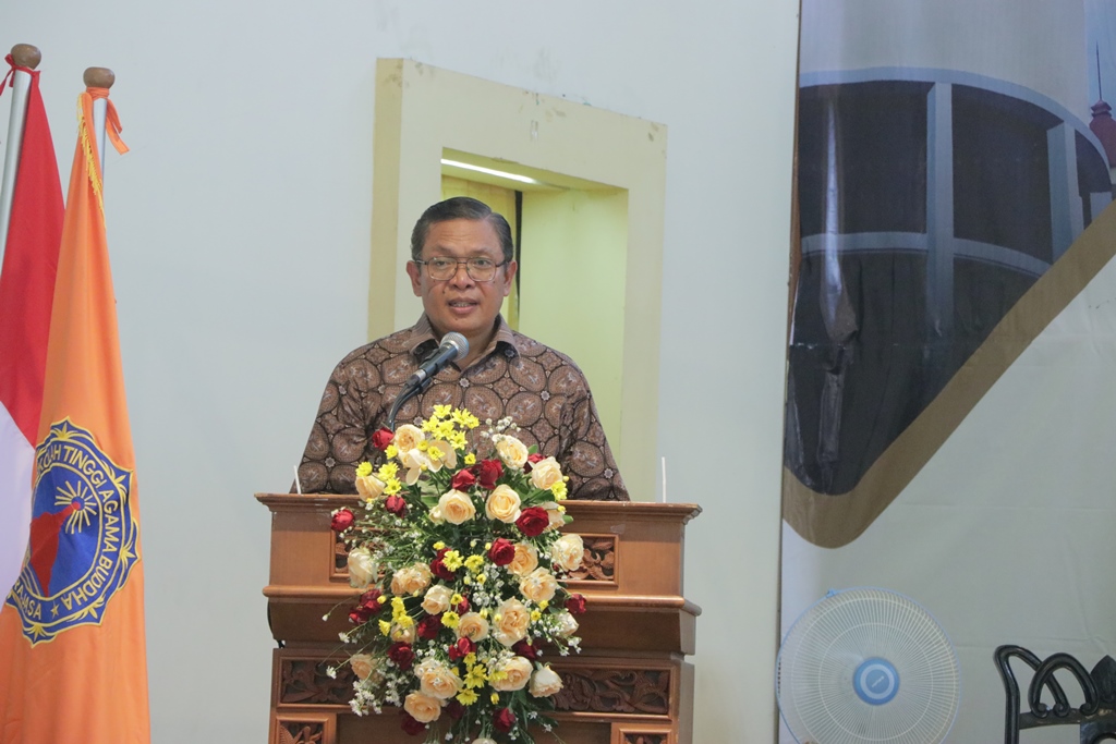 Wisuda Sarjana XIX - Sambutan Bimas Buddha Provinsi Jawa Timur